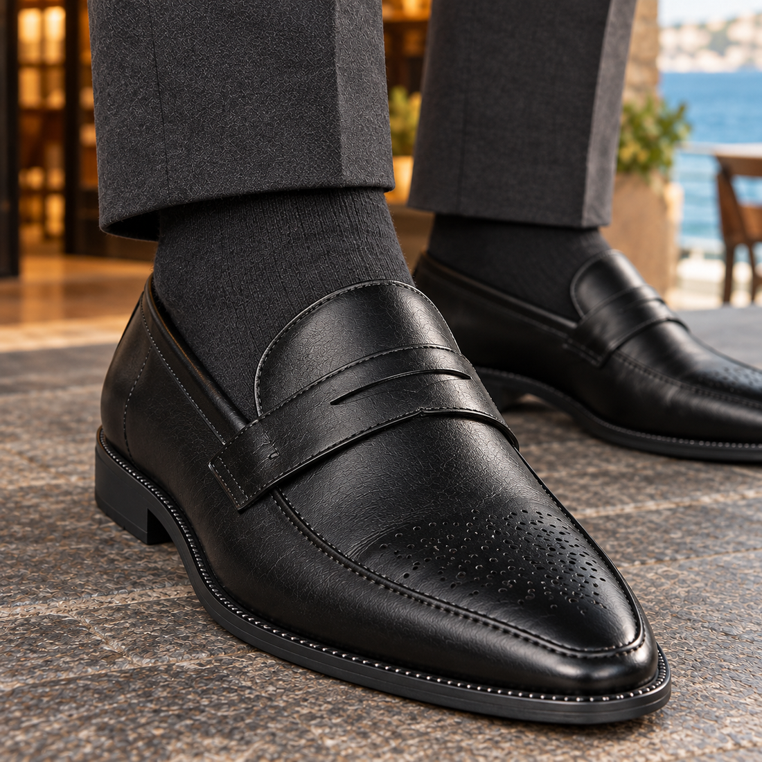 Viterbo Pointed Loafers - Lead Product Detail