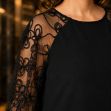 Mabel-Faye Lace Sleeve Dress - Lead Product Detail