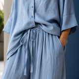 Chantal Relaxed Pants Set - Lead Product Detail