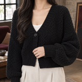 Morwenna-June Chunky Cardigan - Lead Product Detail