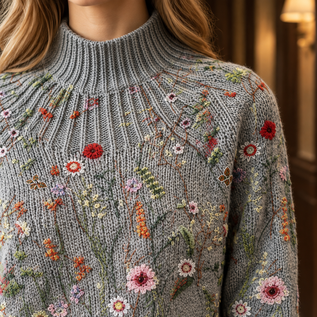 Mina-Claire Floral Sweater - Lead Product Detail