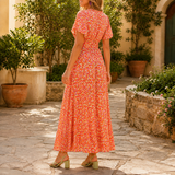 Grace Ruched Maxi Dress - Lead Alternate View