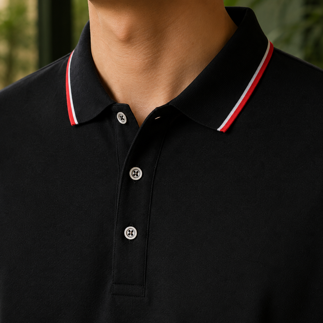 Hubert Tipped Polo - Lead Product Detail