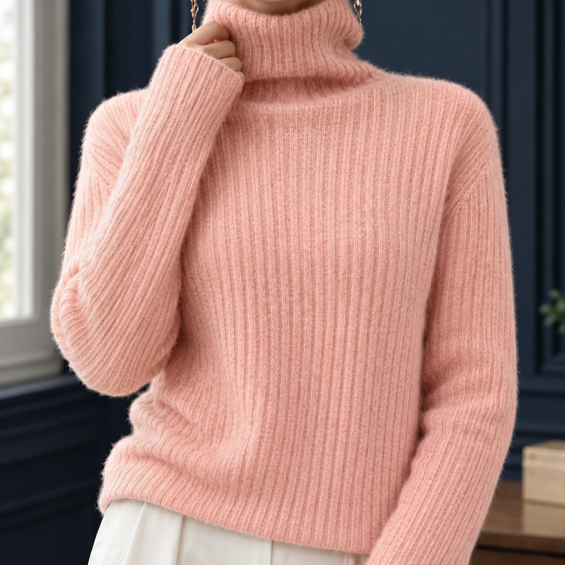 Annabel-Claire Turtleneck Sweater - Lead Product Detail