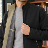 Anthony-York Stand Collar Jacket - Lead Product Detail
