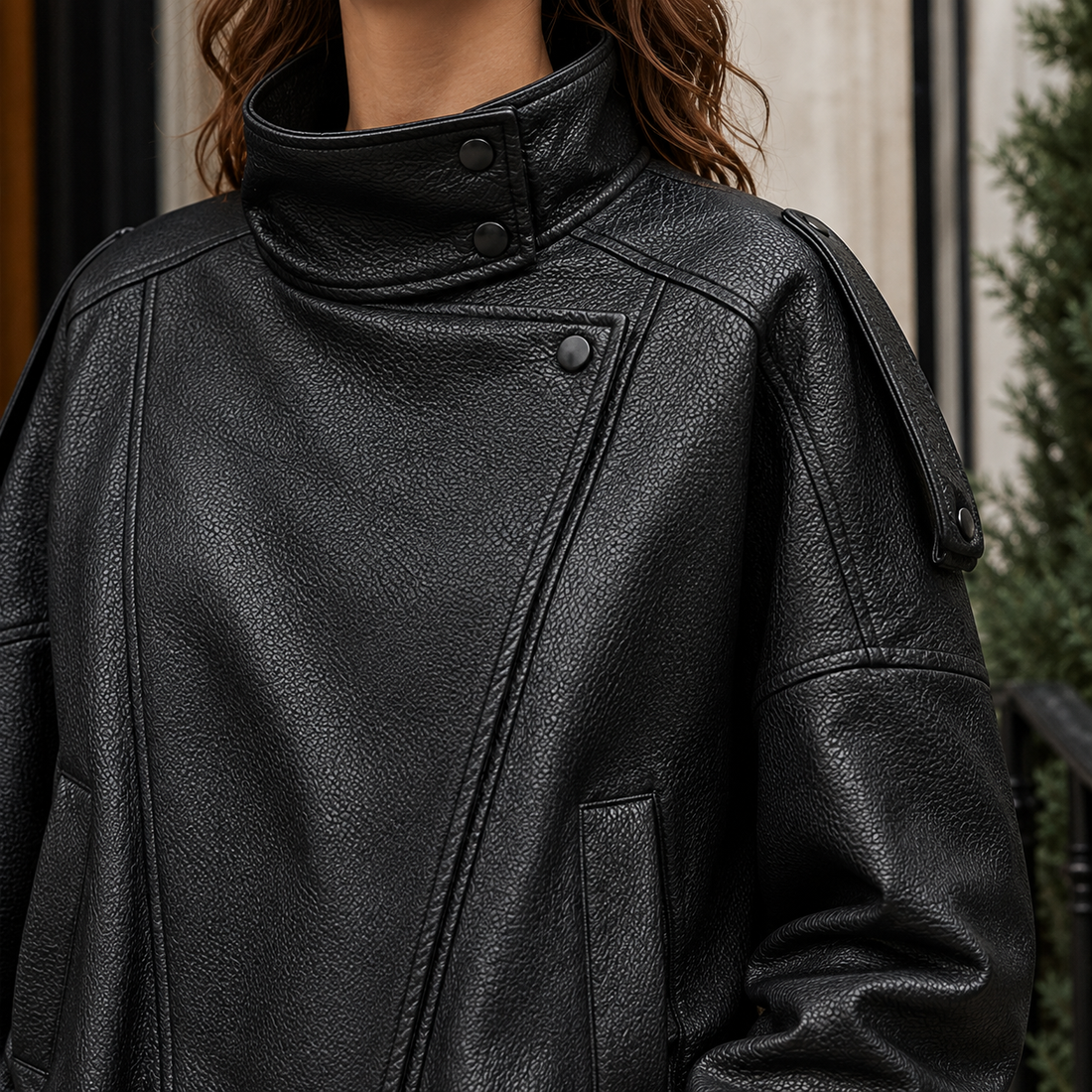 Tamsin-Mae Moto Jacket - Lead Product Detail