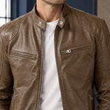 Valerian Cafe Racer Jacket - Lead Product Detail