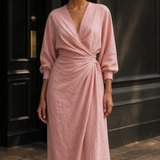 Valentina-Louise Wrap Maxi Dress - Lead Product Detail