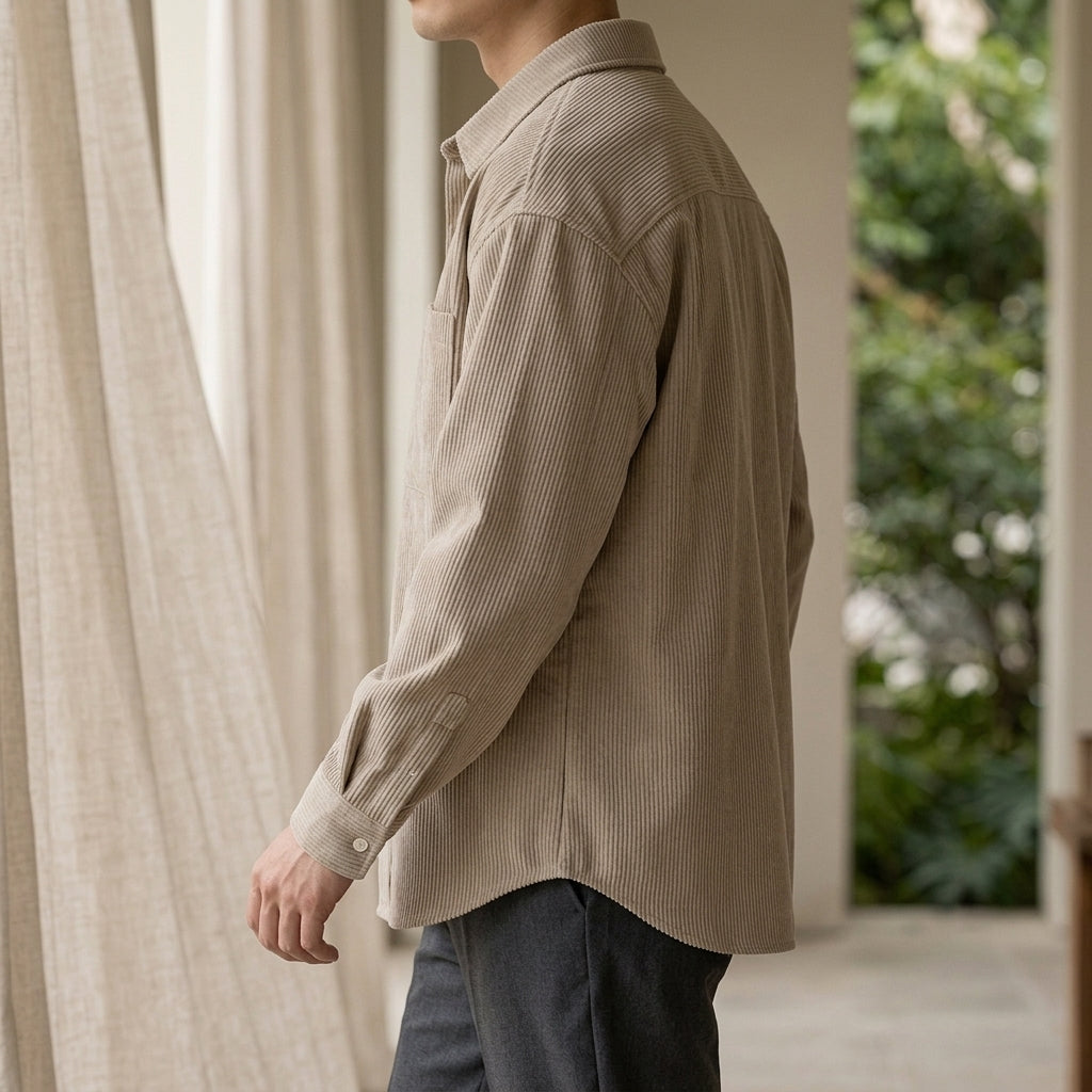 Knox Corduroy Shirt - Lead Alternate View