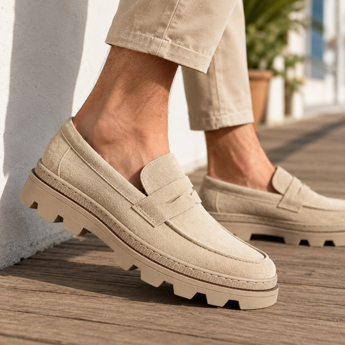 Bordoni Suede Loafers - Lead Product Detail