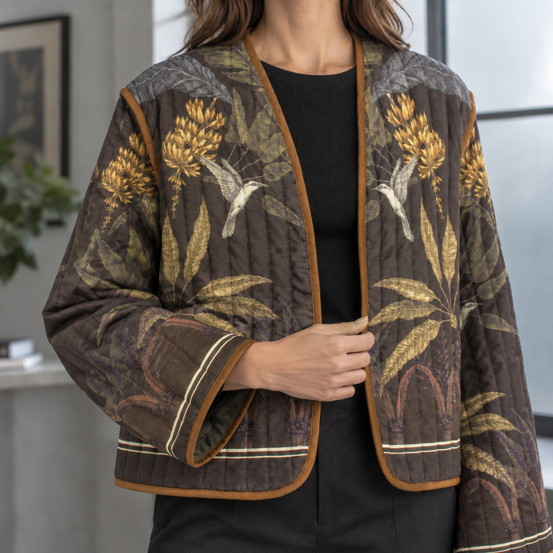 Cora Botanical Jacket - Lead Product Detail