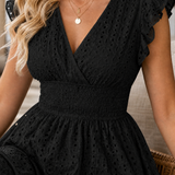 Theodora-Elise Eyelet Midi Dress - Lead Product Detail
