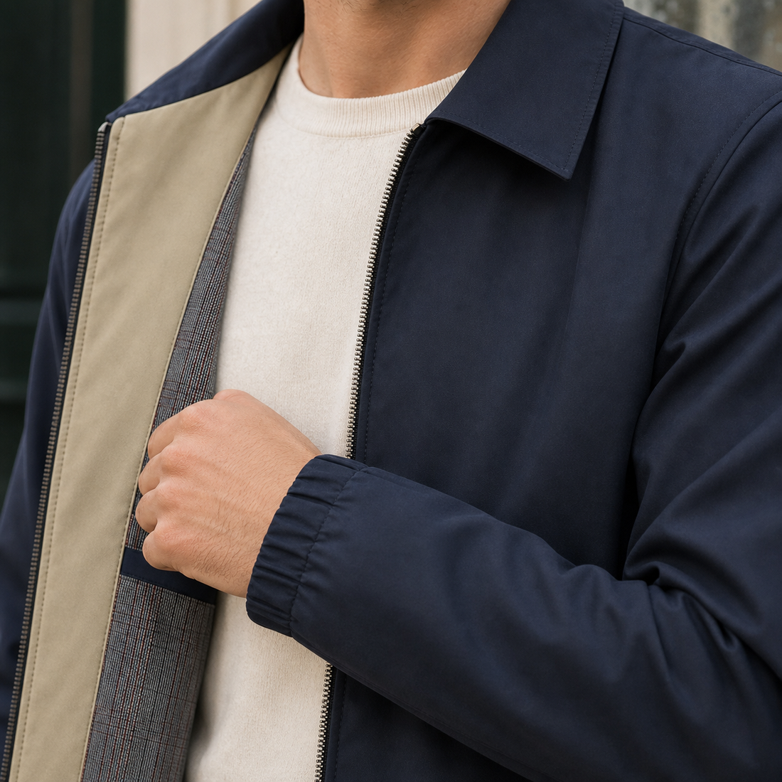 Jonathan Zip Jacket - Lead Product Detail
