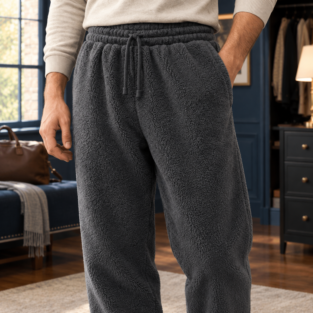 Patrick Relaxed Pants - Lead Product Detail