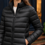 Xenia-Louise Stand Collar Jacket - Lead Product Detail