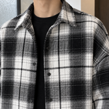 Ludovic-Stone Plaid Overshirt - Lead Product Detail