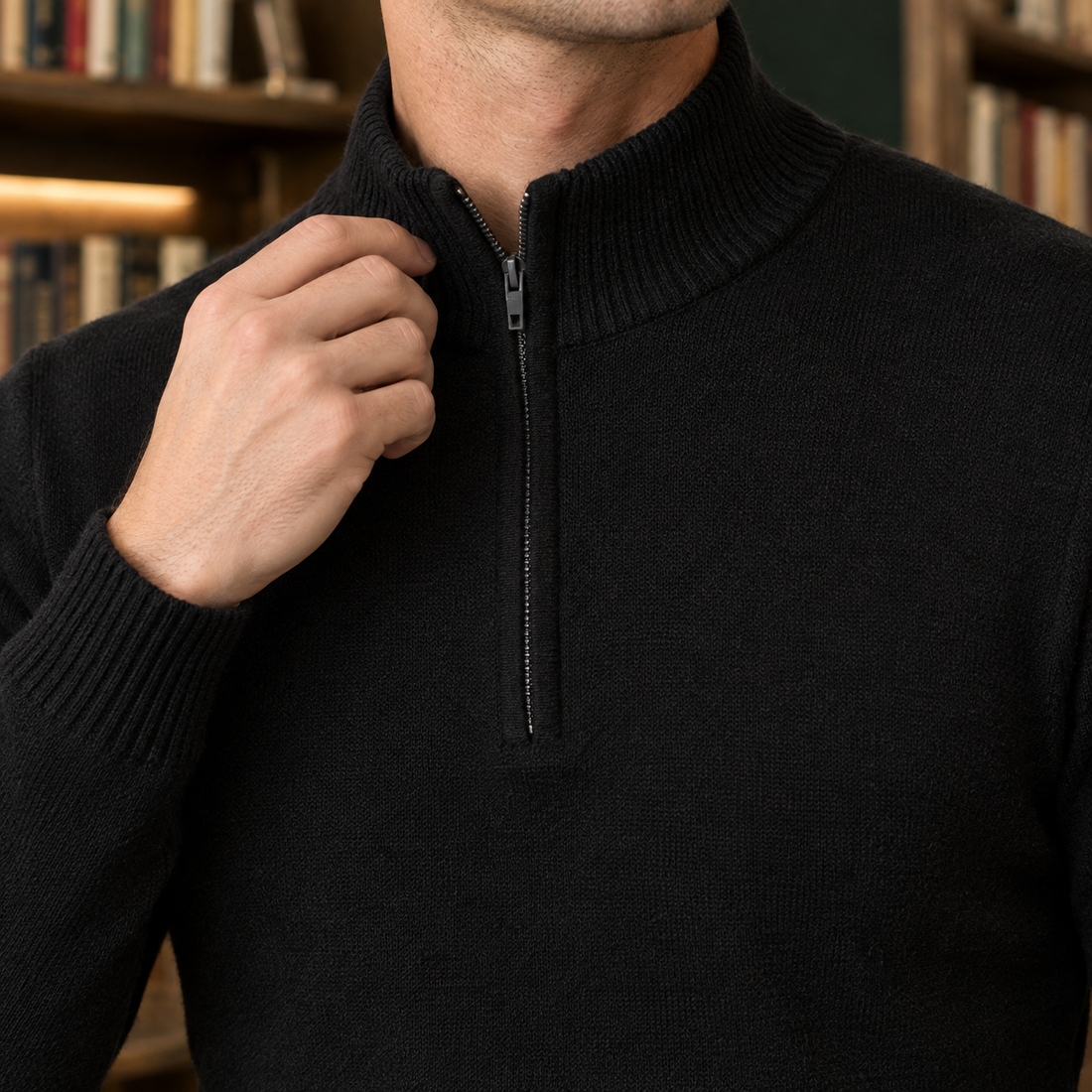Rory Half-Zip Sweater - Lead Product Detail