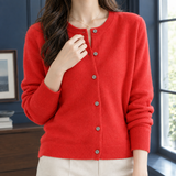 Lillian-June Round Neck Cardigan - Lead Product Detail