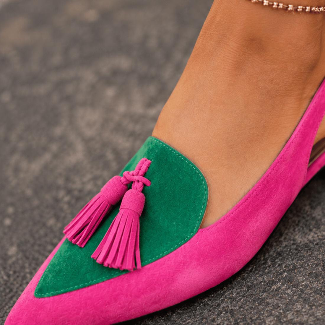 Giuliani Tassel Slingbacks - Lead Product Detail