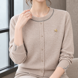 Halcyon-Rose Trimmed Knit Cardigan - Lead Product Detail