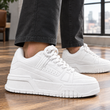 Siracusa Leather Sneakers - Lead Product Detail