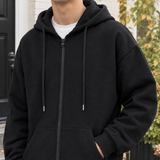 Mortimer Zip Hoodie - Lead Product Detail