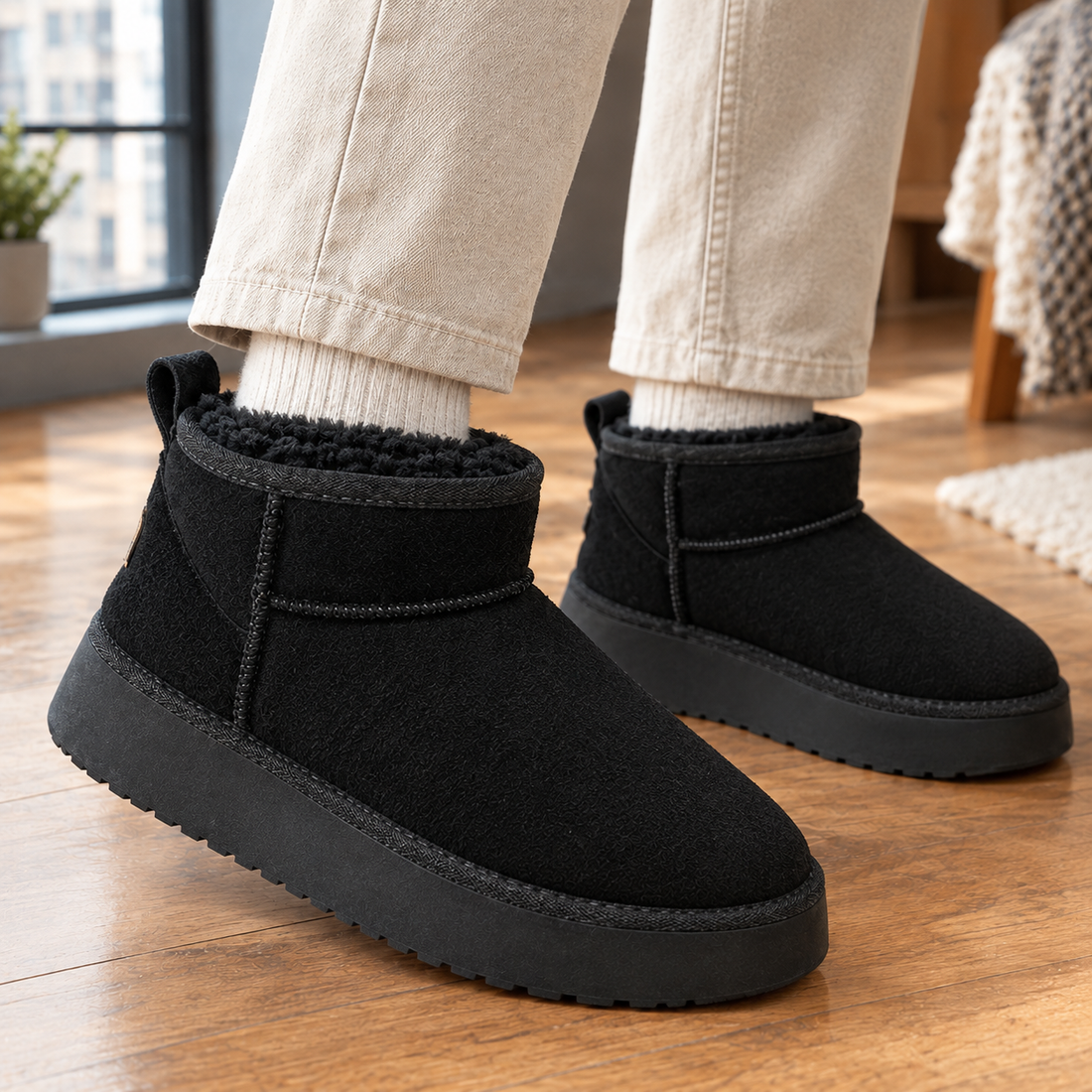 Malatesta Platform Snow Boots - Lead Product Detail