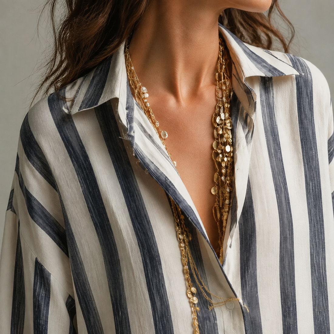 Greta-Lane Striped Maxi Dress - Lead Product Detail