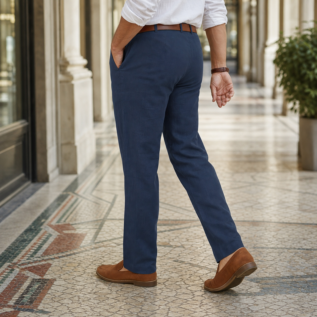 Blake Straight-Leg Pants - Lead Alternate View