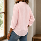 Esme Ruffle Blouse - Lead Alternate View