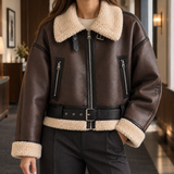 Brooke Aviator Jacket - Lead Product Detail