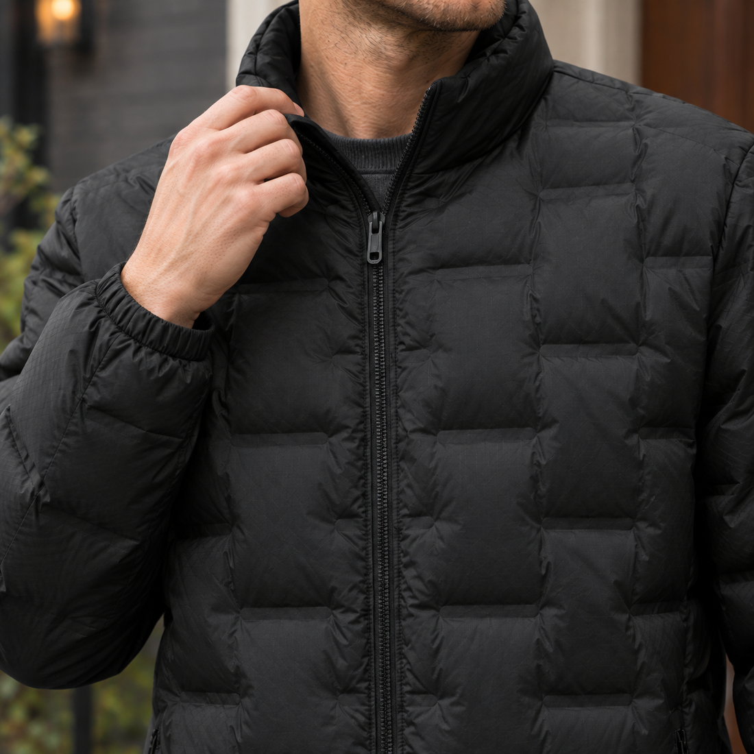 Nathan Quilted Jacket - Lead Product Detail