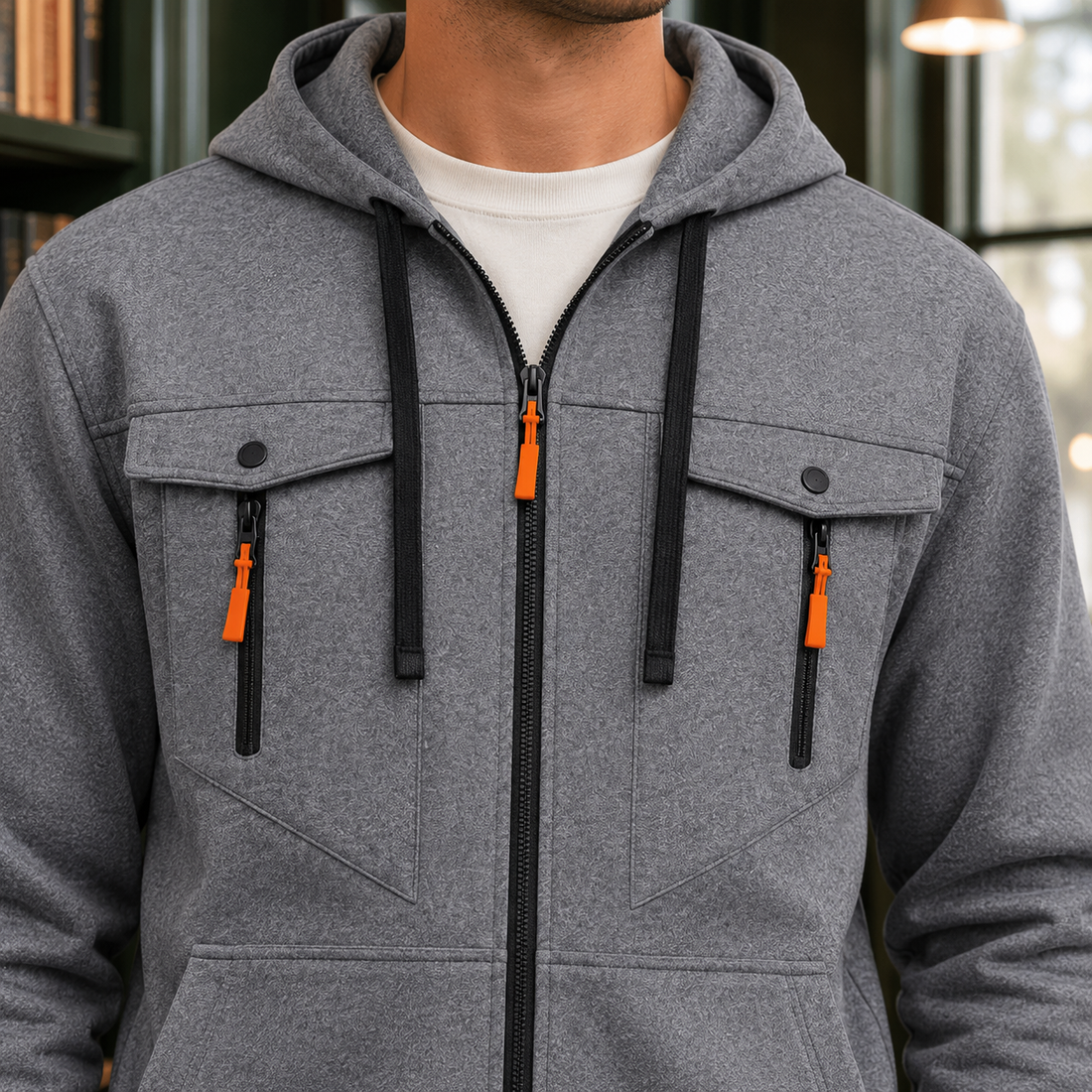Osric Utility Hoodie - Lead Product Detail