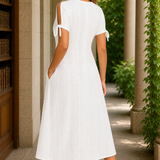 Eleanor-Skye Eyelet Midi Dress - Lead Alternate View