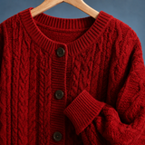 Marcel Cable Knit Cardigan - Lead Product Detail