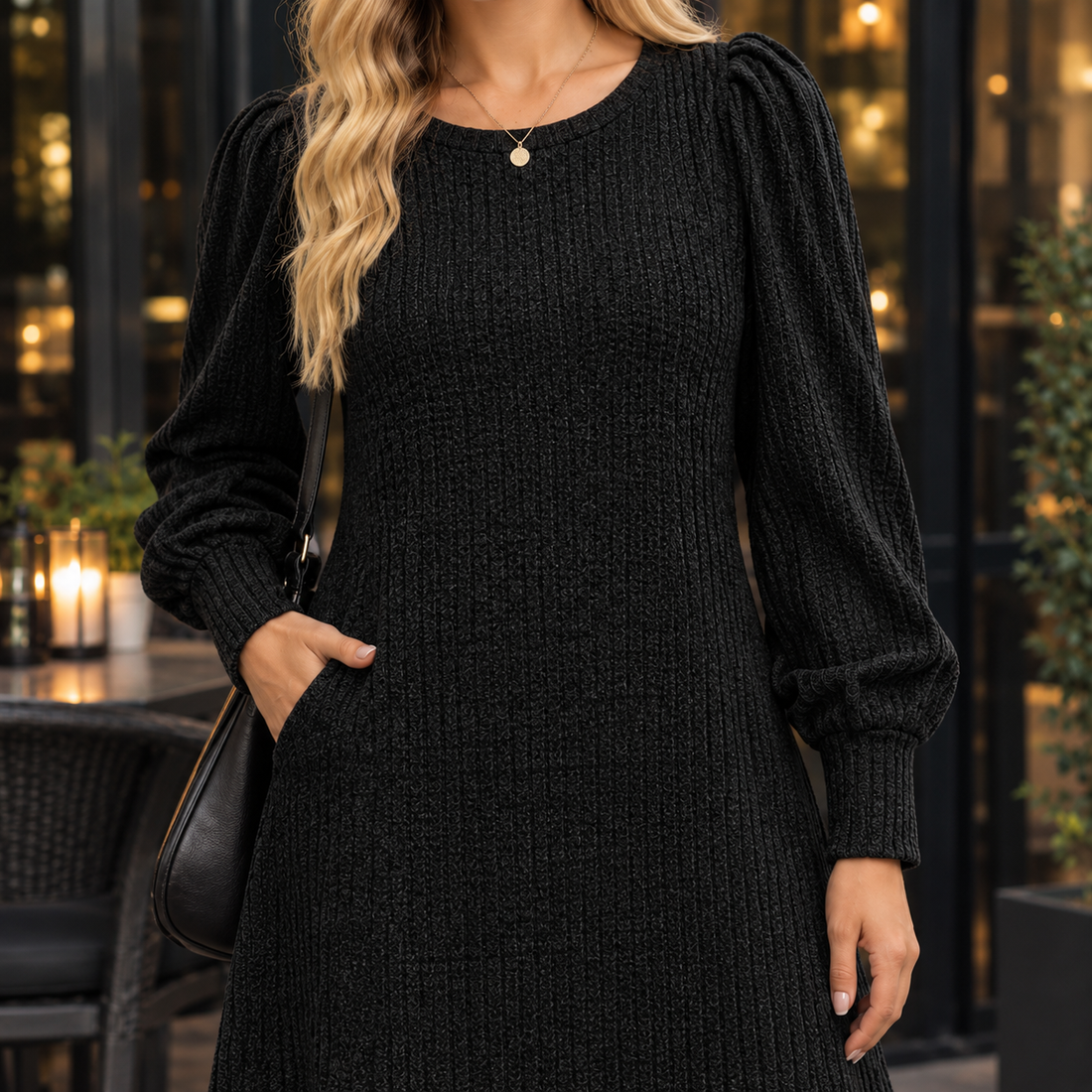 Amelia Puff Sleeve Dress - Lead Product Detail