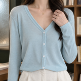 Millie-Kate V Neck Sweater - Lead Product Detail
