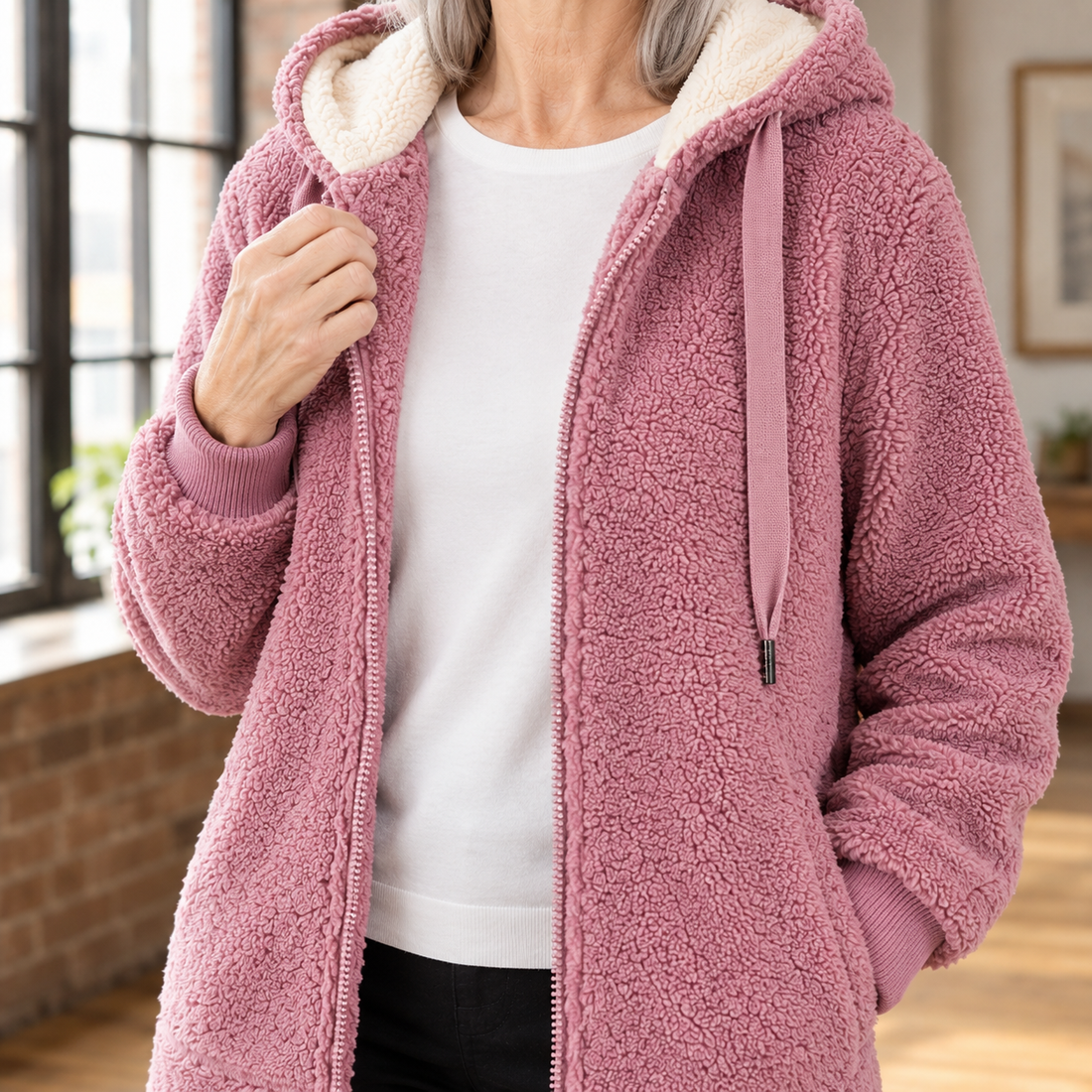 Calla-Louise Hooded Jacket - Lead Product Detail