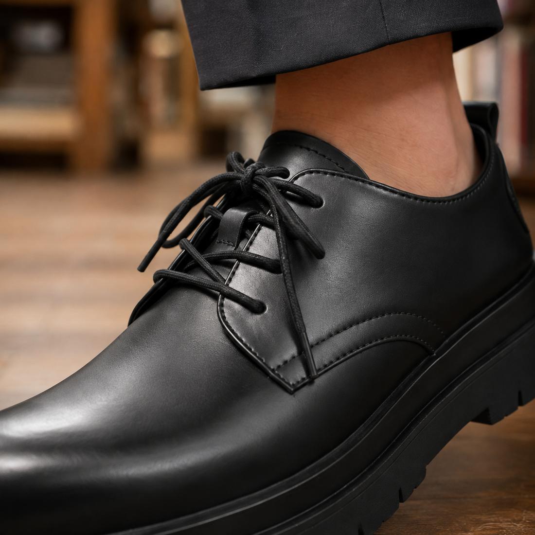 Pignatelli Platform Derby Shoes - Lead Product Detail