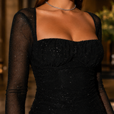 Esme-Belle Ruched Mini Dress - Lead Product Detail