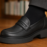 Mazzini Leather Loafers - Lead Product Detail