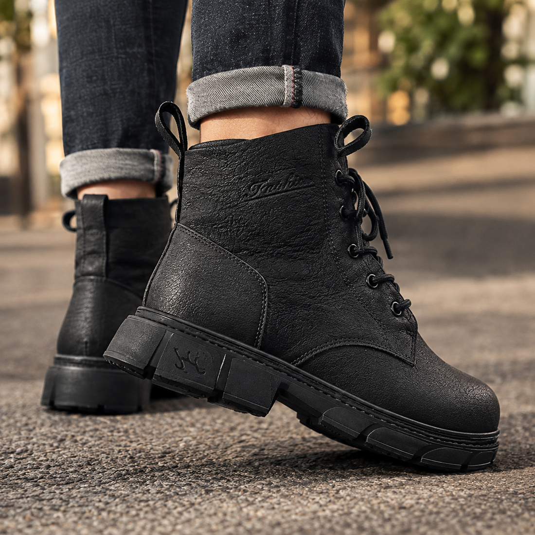 Paladini Lace-Up Boots - Lead Product Detail