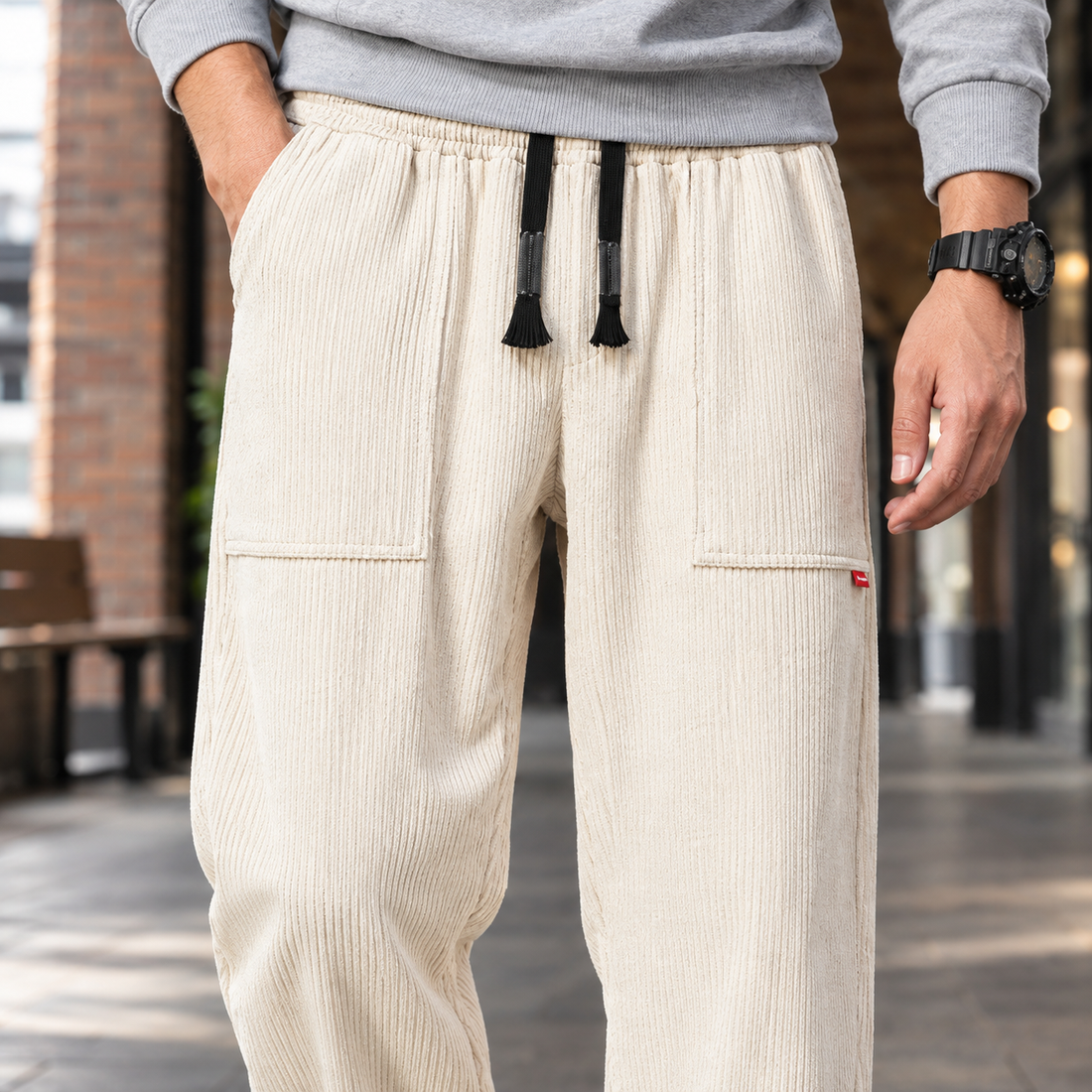 Felix-West Relaxed Pants - Lead Product Detail