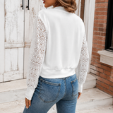 Vera-Hope Crochet Sleeve Jacket - Lead Alternate View