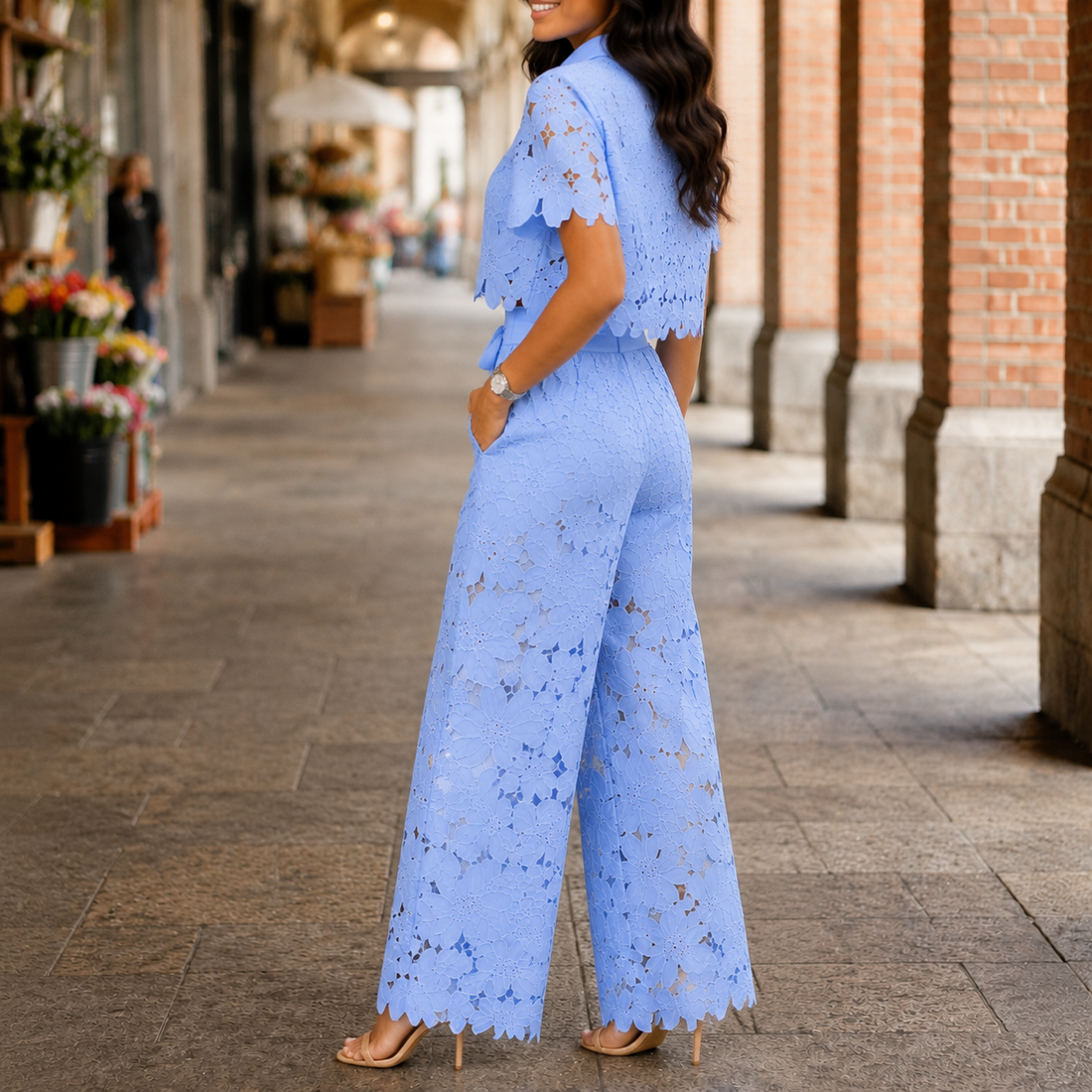 Tallulah Wide-Leg Set - Lead Alternate View