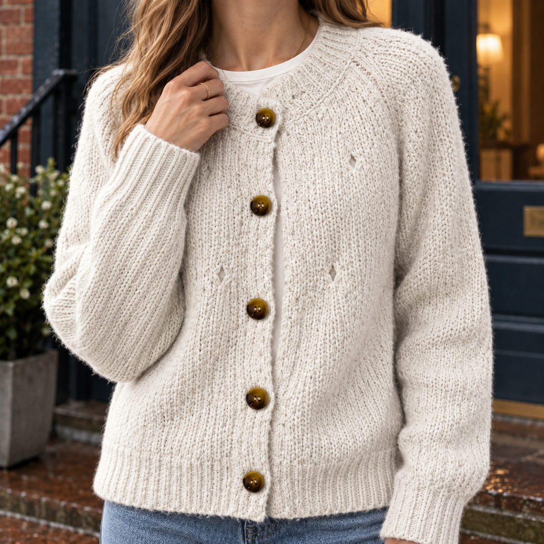 Zoe Textured Cardigan - Lead Product Detail