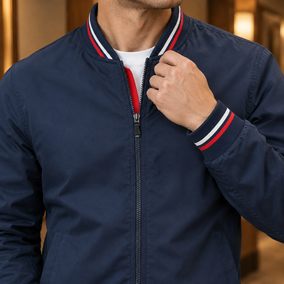 Burnaby Bomber Jacket - Lead Product Detail