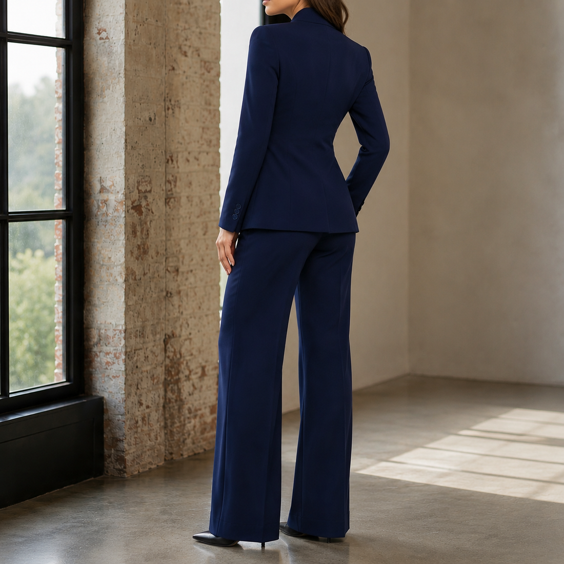 Brigitte Tailored Set - Lead Alternate View