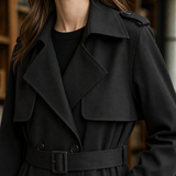 Flavia-Kate Belted Overcoat - Lead Product Detail