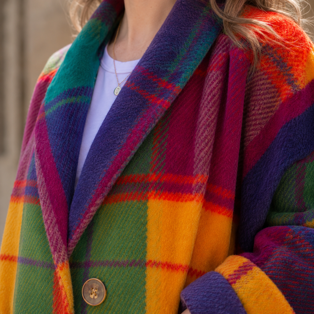 Solene-Mae Plaid Jacket - Lead Product Detail